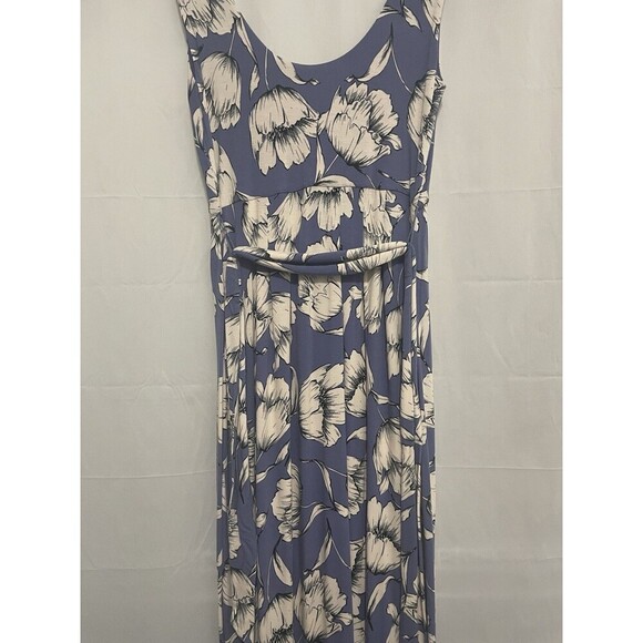 A Pea in the Pod Maternity Dress Maxi Purple Floral Small - Picture 6 of 13